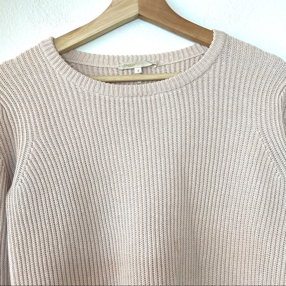 MAJE Emiline Linen Blend Crewneck Sweater - Picture 3 of 12